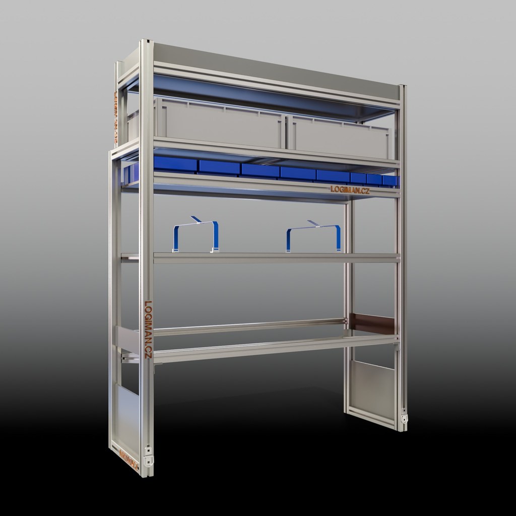 Van shelving fit-out – Renault Master L2H2 3682 mm