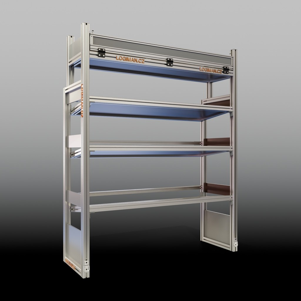 Van shelving fit-out – Renault Master L2H2 3682 mm