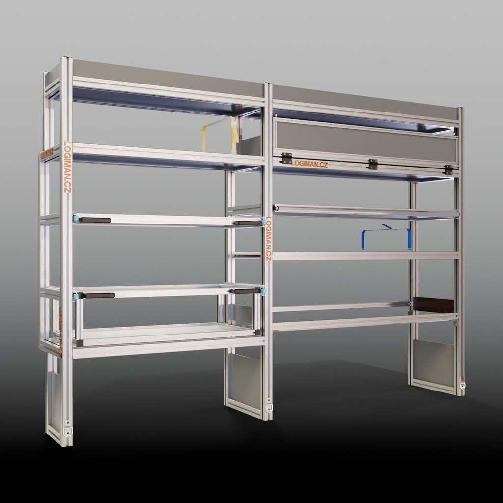 Van shelving fit-out – Renault Master L2H2 3682 mm