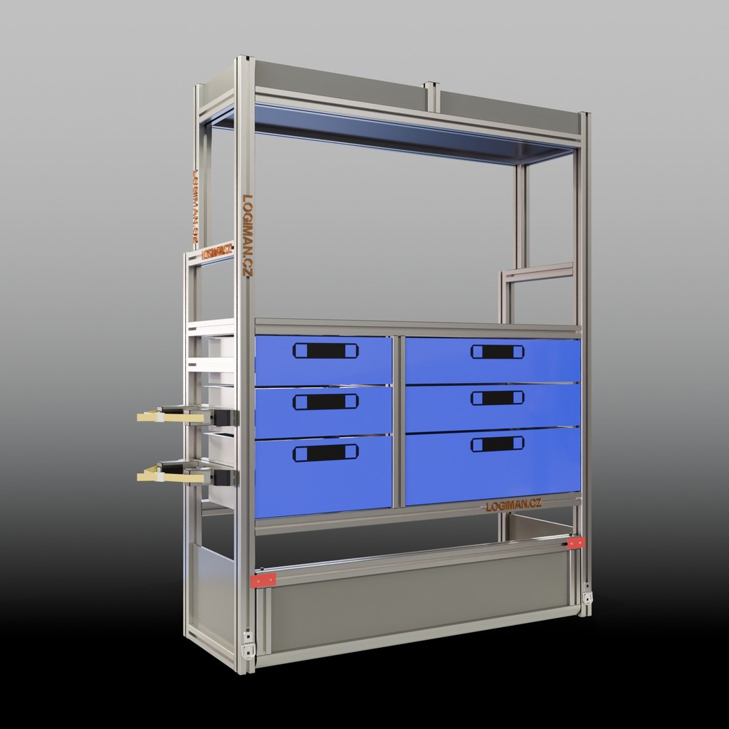 Van shelving fit-out – VW Crafter L3H3 FWD