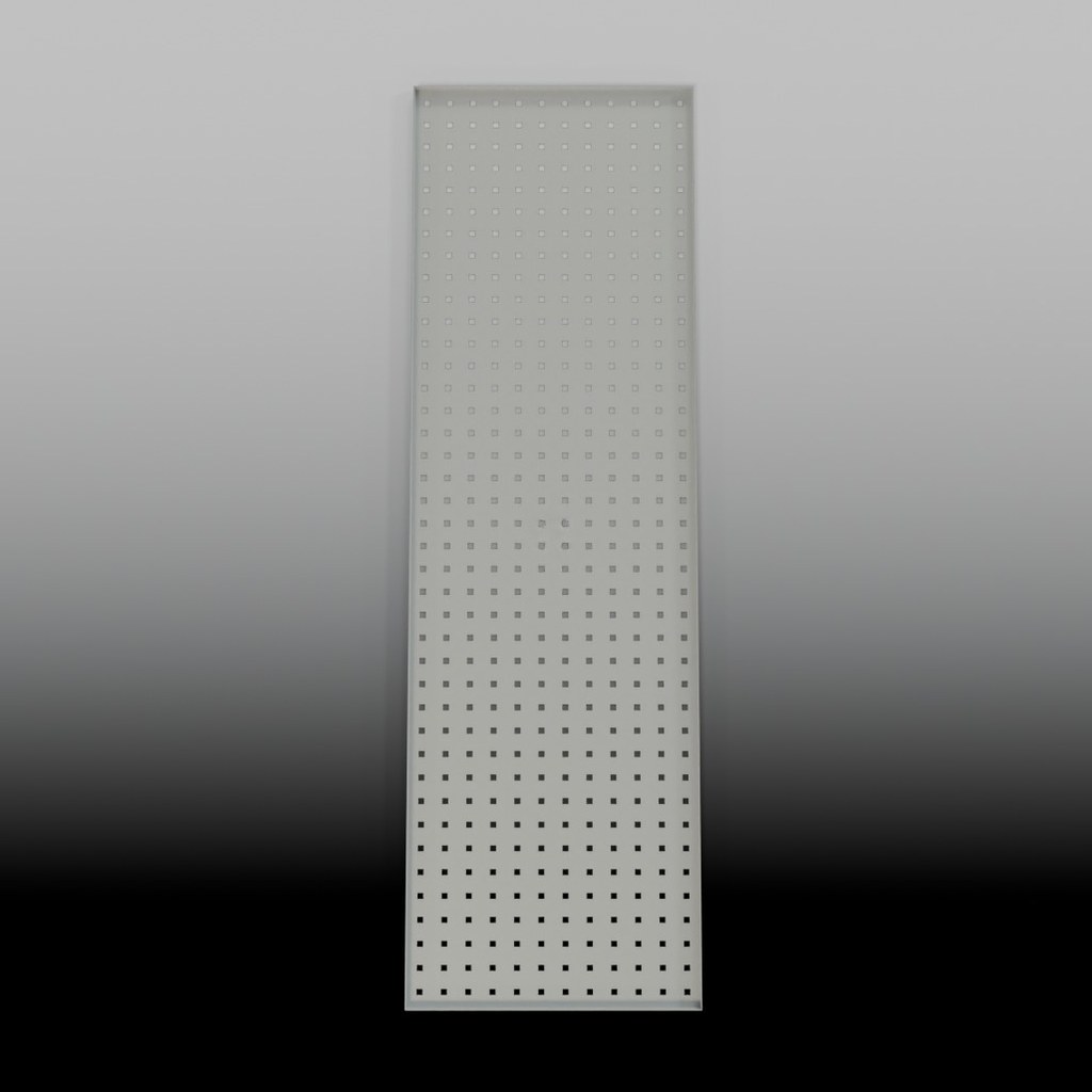 Perforated steel tool panel 1481 x 460mm