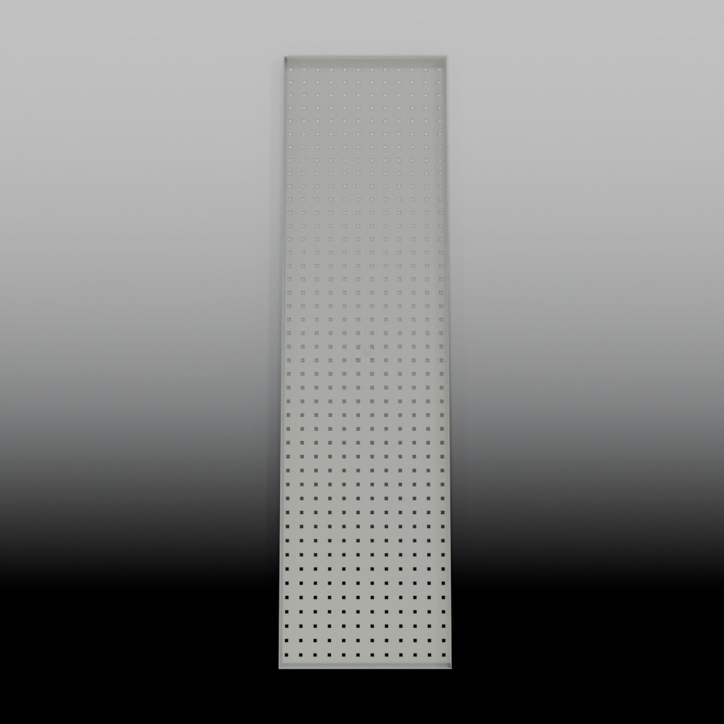Perforated steel tool panel 1671 x 455mm