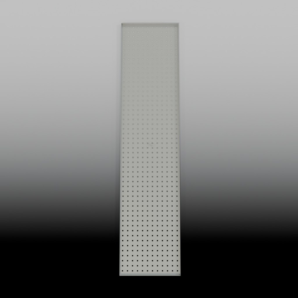 Perforated steel tool panel 1975 x 460mm