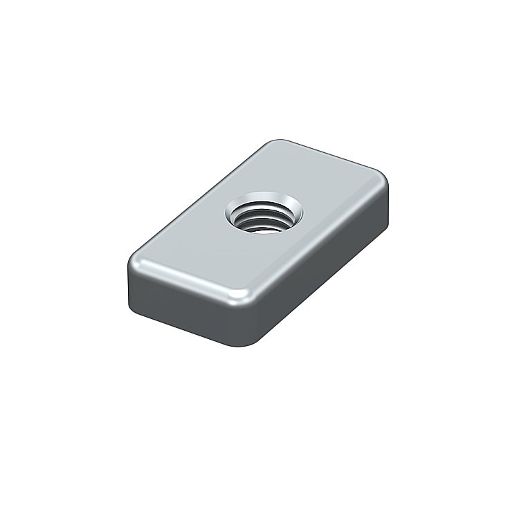 Rectangular nut M6 - slot 8