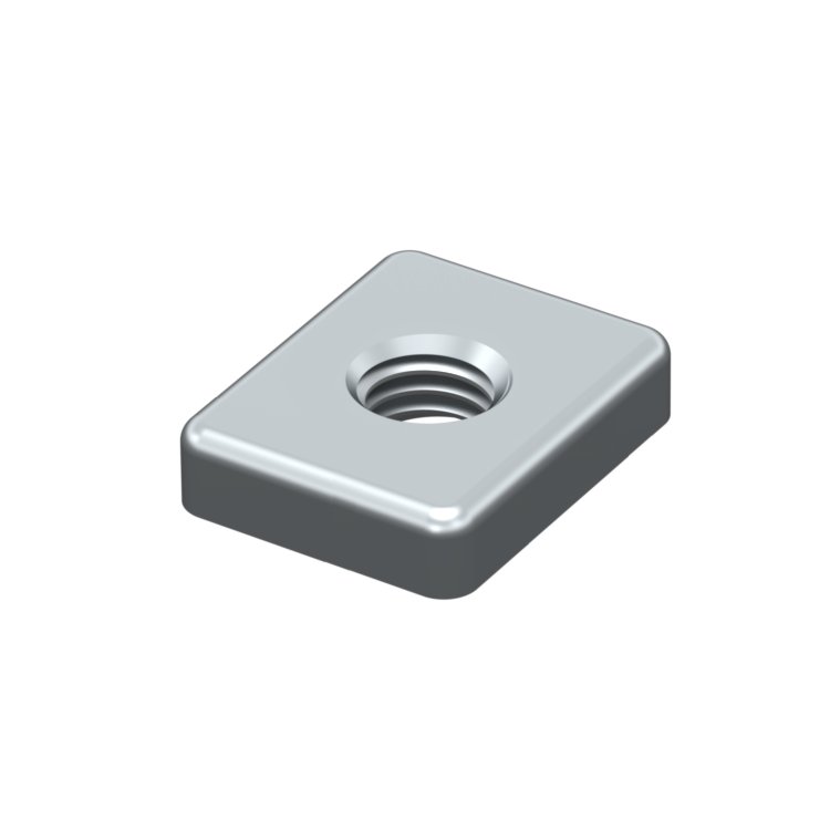 Square nut M8 - slot 10