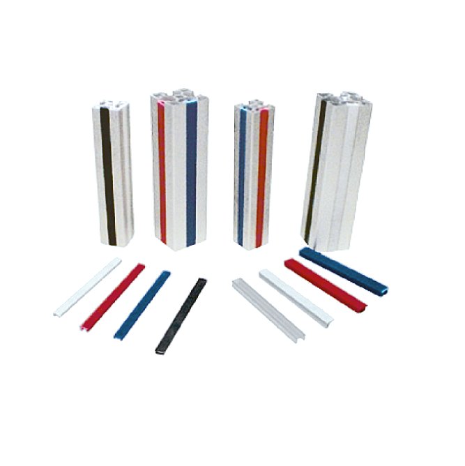 Slot cover strip 6mm grey
