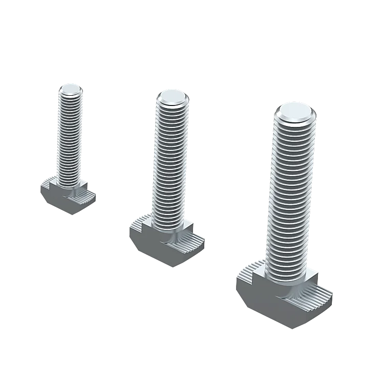 Twist-in nut with threaded stud M6x30 - slot 10