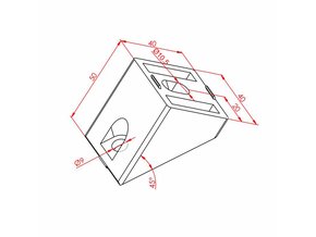 45° angle connector system 40