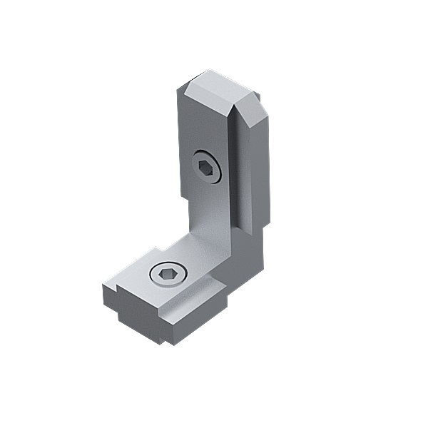 Internal corner connector in a 10 mm slot