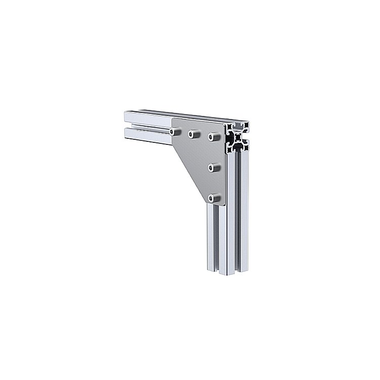 Two-way connecting plate 30x30
