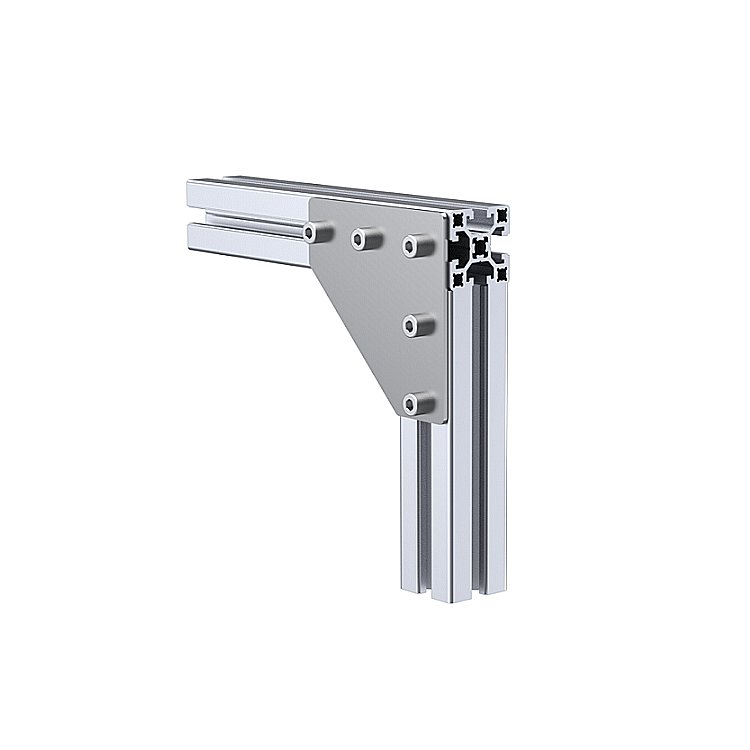 Two-way connecting plate 45x45