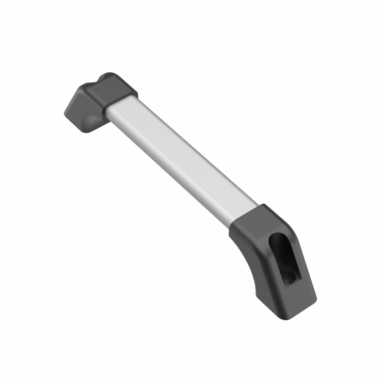 Handle made of aluminium tube, oval (weight approx. 70 g)