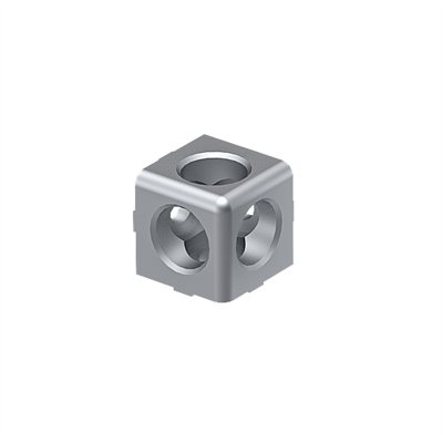 Three-way cube corner connector K8 40x40