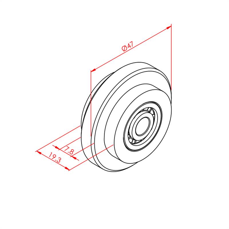 Sliding wheel - slot 8
