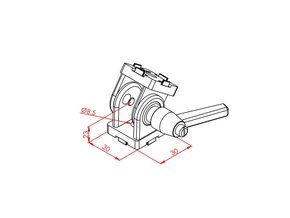 Movable joint (domestic) 30x30
