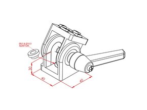 Lockable joint 40 x 40