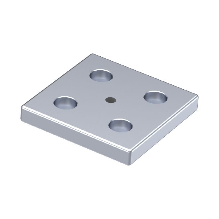 Foot clamp M10 (shot-blasted) 100x100