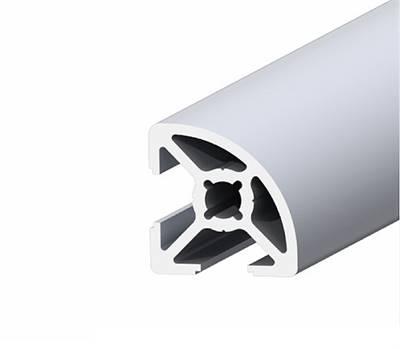 Modular aluminium profile 20 x 20 mm radius
