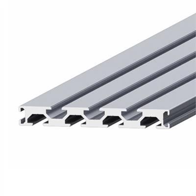 Flat modular aluminium profile 15 x 120 mm
