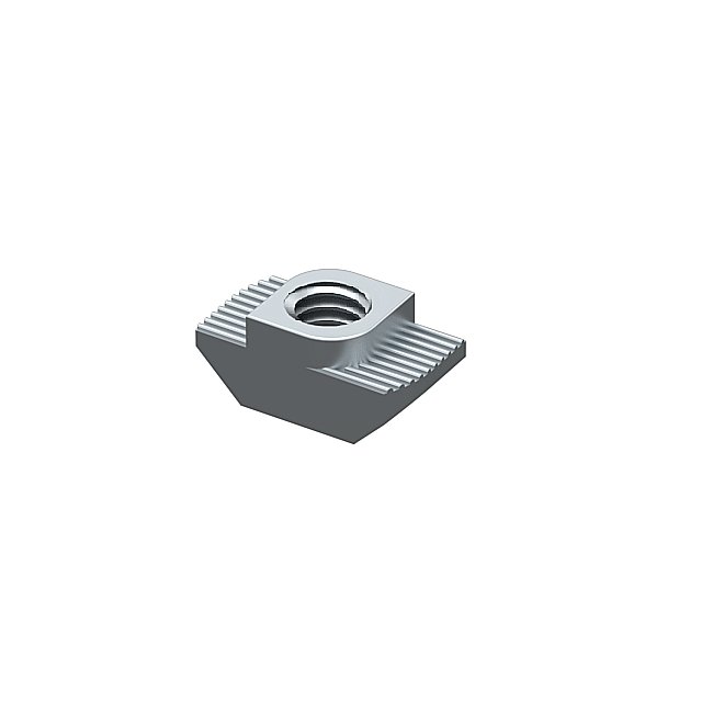 Serrated nut M6 - slot 10