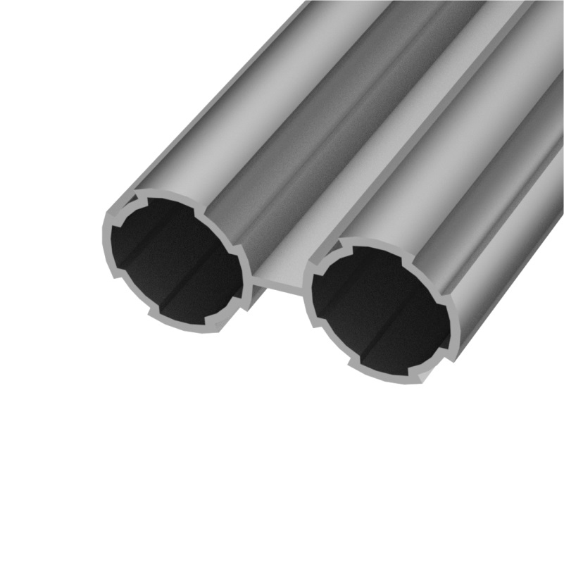 Double tube profile Ø28 - 1.7 mm
