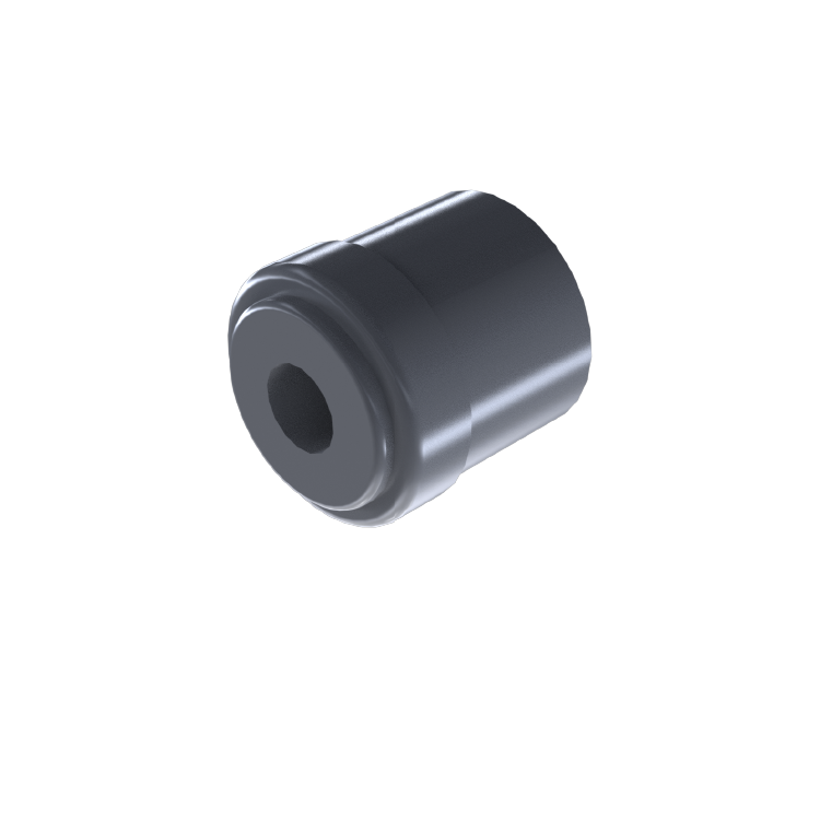 Plastic roller head Ø30×1.5 mm