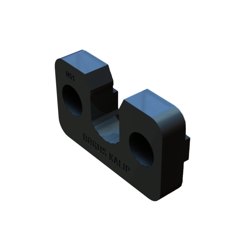 Nylon roller bearing housing Ø51 mm