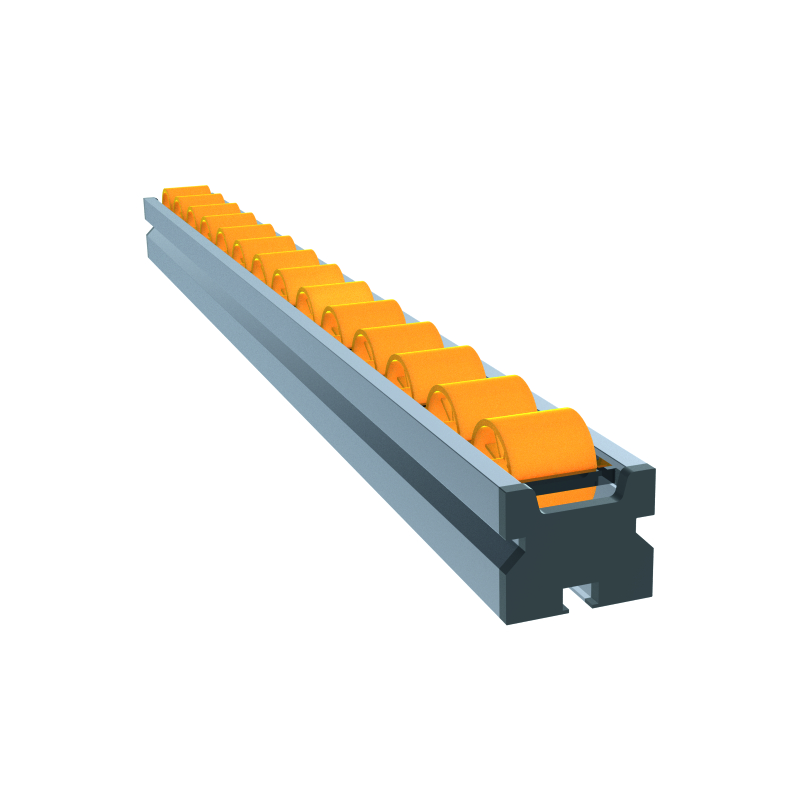 Roller track 40 mm, Ø24, aluminium