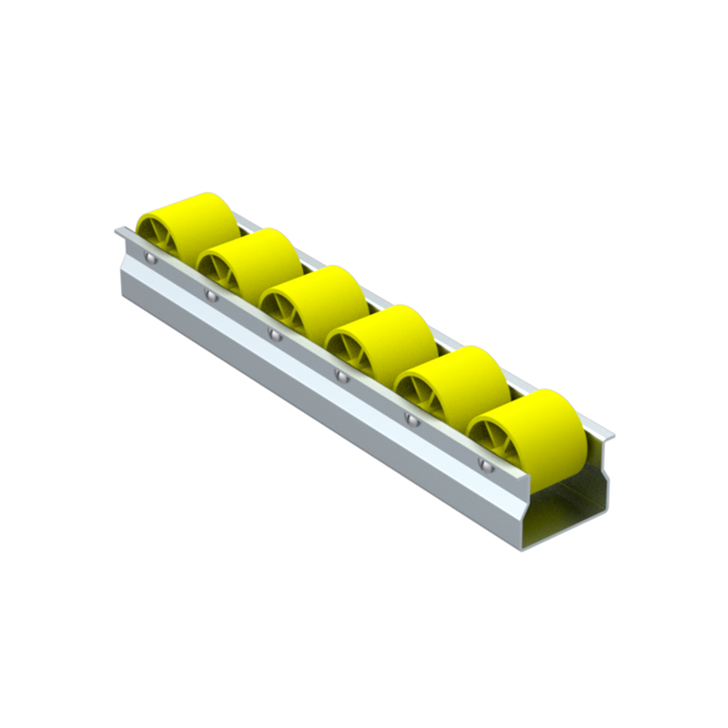 Roller track, zinc-plated