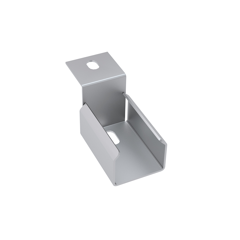 Roller track connecting plate, medium