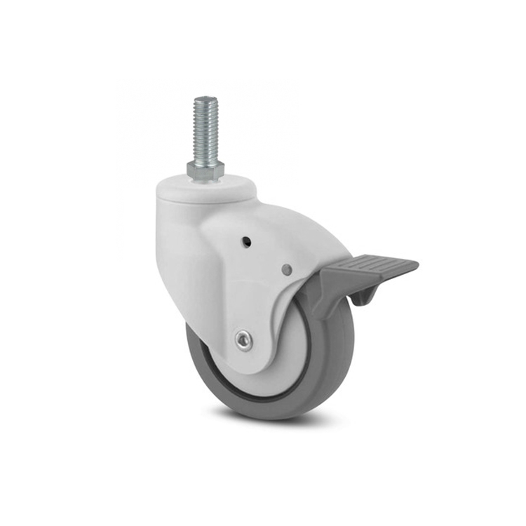 Plastic wheel Ø80 mm with brake