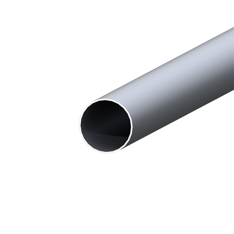 Round aluminium tube Ø50×1.5 mm, matt