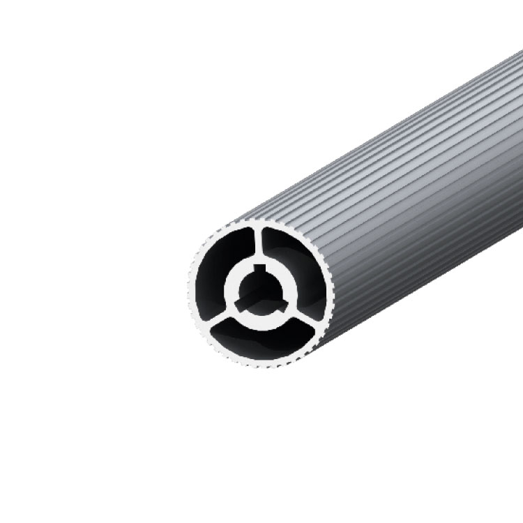 Round aluminium profile Ø50