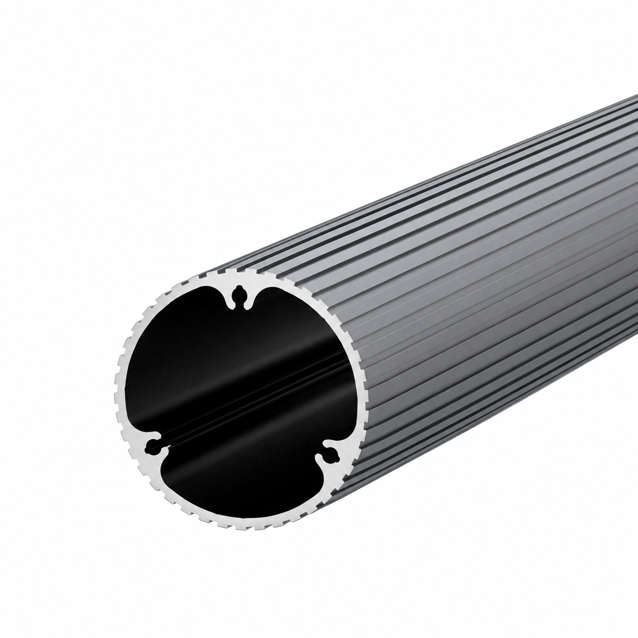 Round aluminium profile Ø51