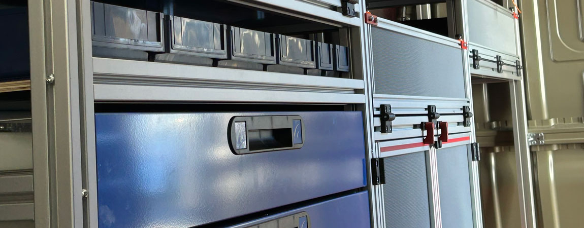 Made-to-measure shelving fit-out for every tradesperson