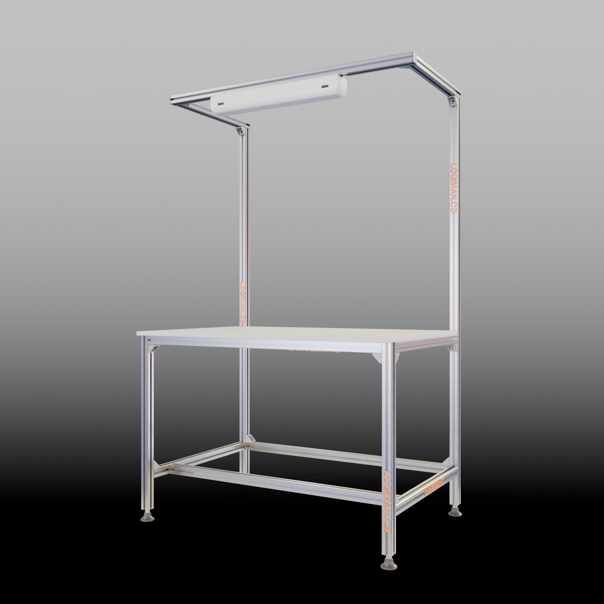 Workbench system 40 – 1200 × 800 × 840 mm - front view