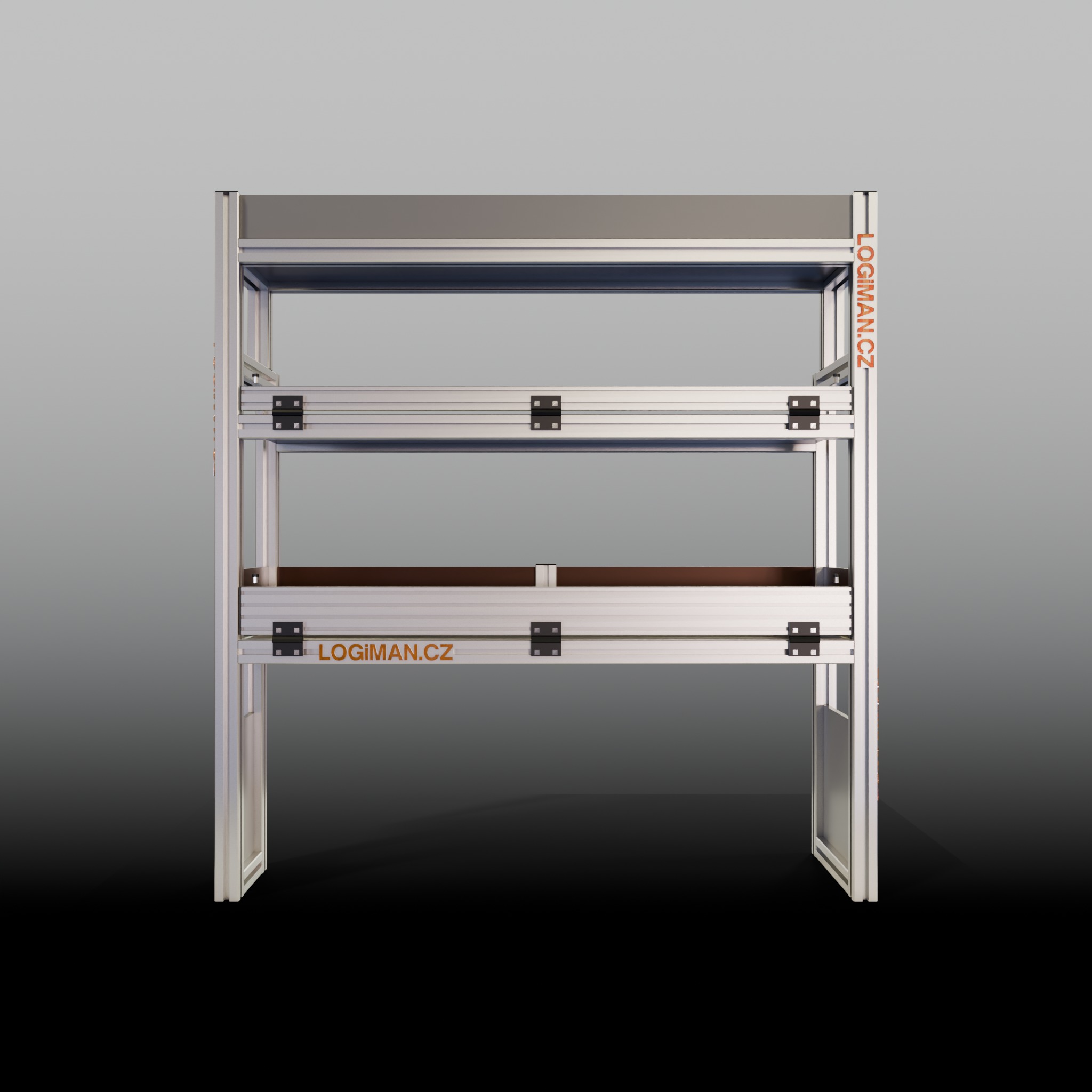 Van shelving fit-out – Citroen Jumpy L2 - front view