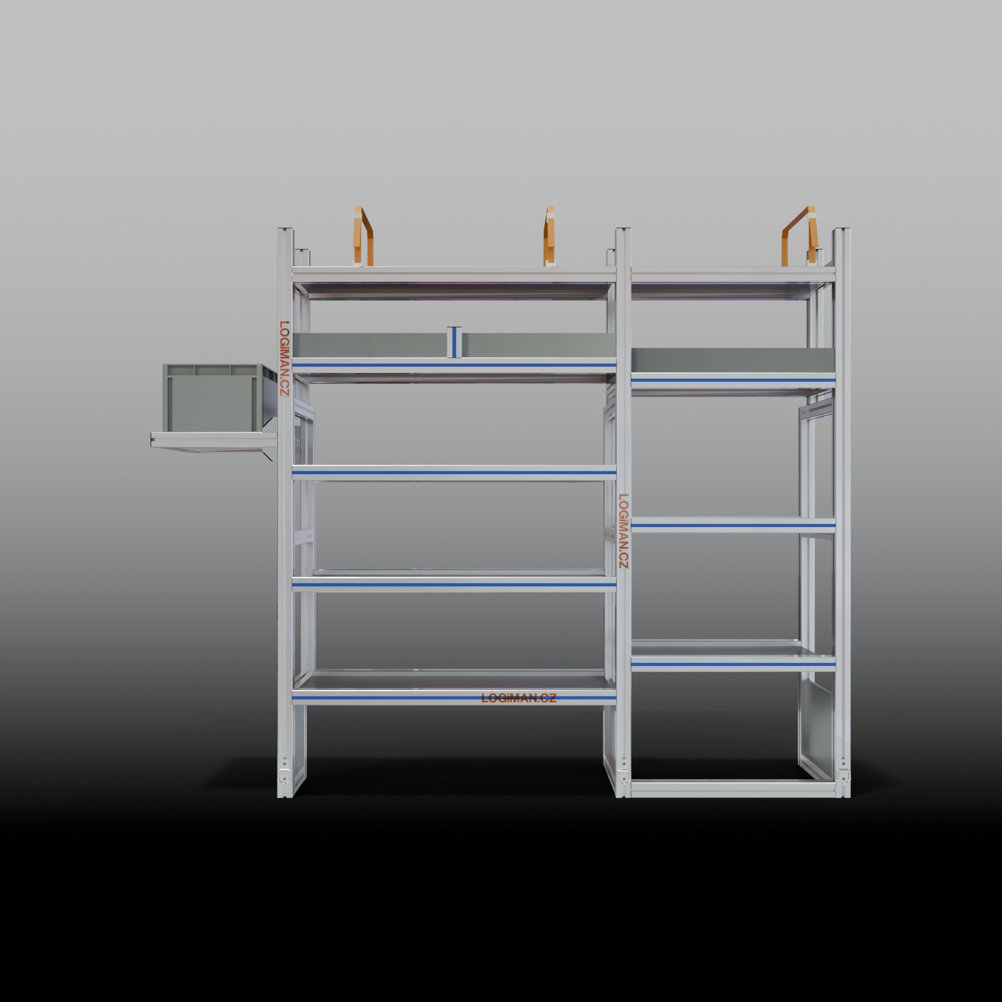 Van shelving fit-out – Iveco Daily L2H2 - front view