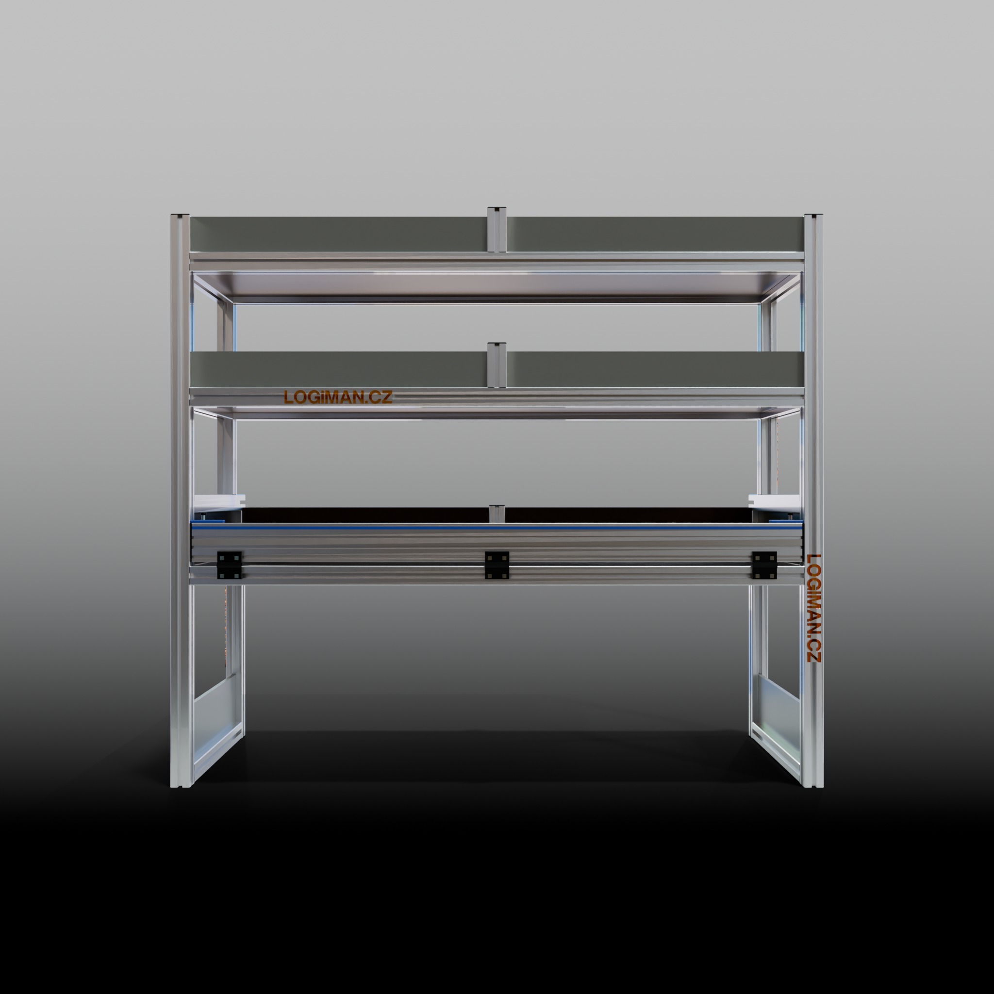 Van shelving fit-out – Toyota ProAce L1 - front view